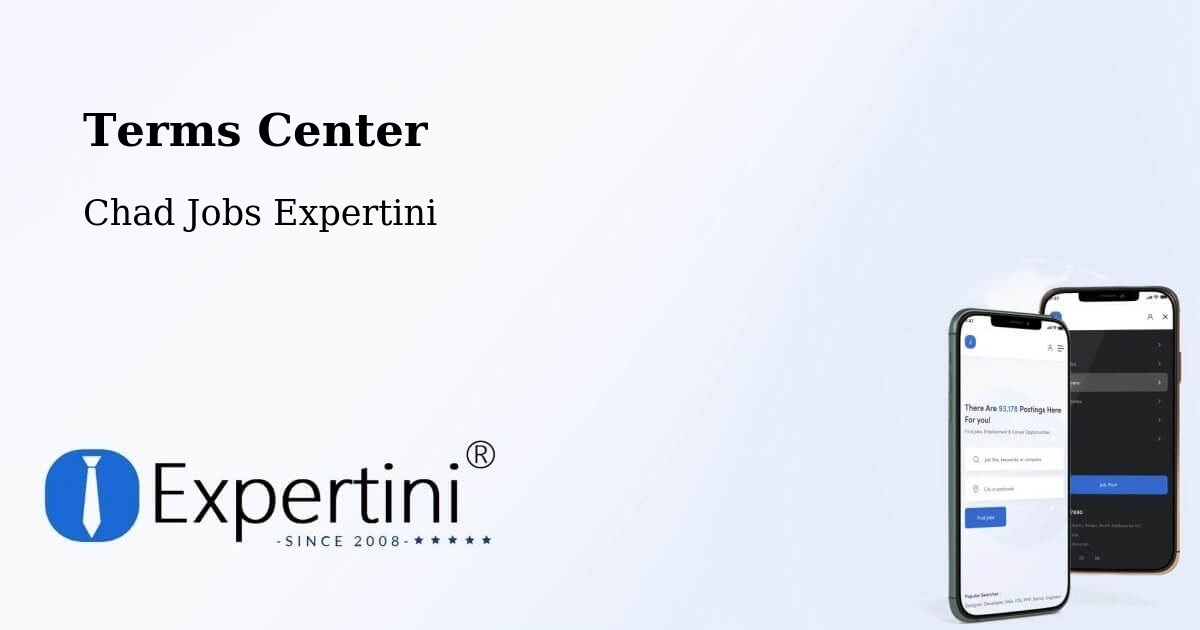 Terms of Service – Moïssala - Chad Jobs Expertini